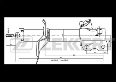 Амортизатор (ZEKKERT: SG-4888)