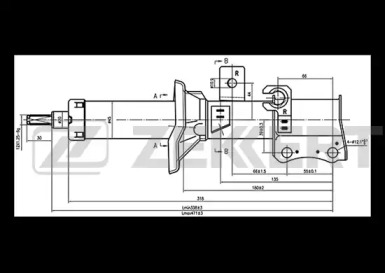 Амортизатор (ZEKKERT: SG-4893)