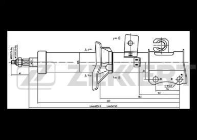 Амортизатор (ZEKKERT: SG-4896)