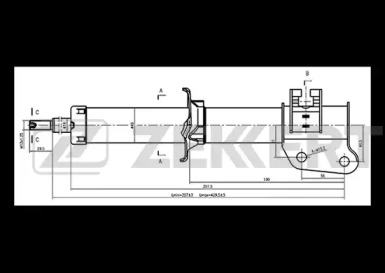 Амортизатор (ZEKKERT: SG-4929)