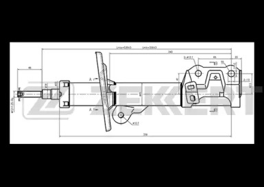 Амортизатор (ZEKKERT: SG-4982)