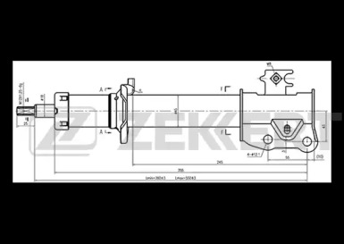 Амортизатор (ZEKKERT: SG-5080)