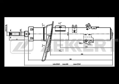 Амортизатор (ZEKKERT: SG-5093)