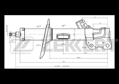 Амортизатор (ZEKKERT: SG-5145)