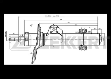 Амортизатор (ZEKKERT: SG-6217)