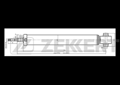 Амортизатор (ZEKKERT: SG-6223)