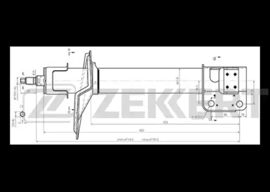 Амортизатор (ZEKKERT: SG-6240)