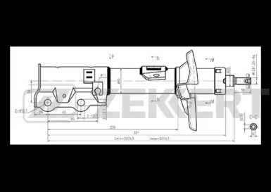 Амортизатор (ZEKKERT: SG-6243)