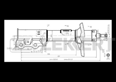 Амортизатор (ZEKKERT: SG-6244)