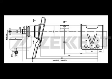 Амортизатор (ZEKKERT: SG-6248)