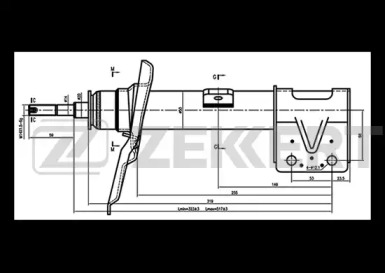 Амортизатор (ZEKKERT: SG-6249)