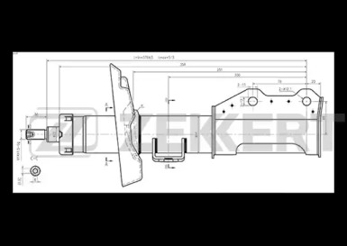 Амортизатор (ZEKKERT: SG-6262)