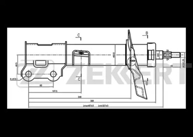 Амортизатор (ZEKKERT: SG-6320)