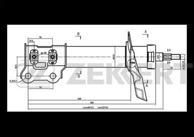 Амортизатор (ZEKKERT: SG-6321)