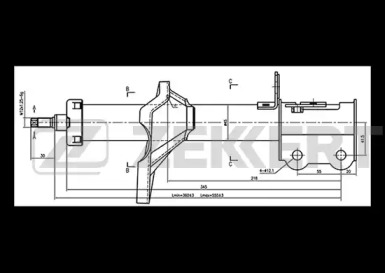 Амортизатор (ZEKKERT: SG-6342)