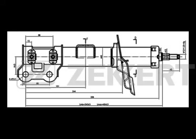 Амортизатор (ZEKKERT: SG-6375)