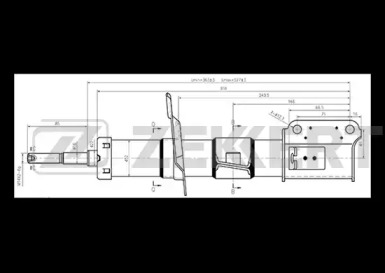 Амортизатор (ZEKKERT: SO-4074)