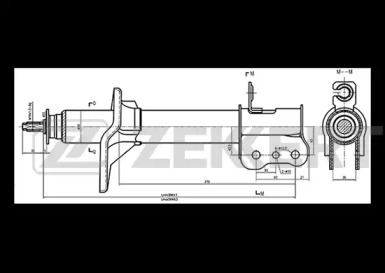 Амортизатор (ZEKKERT: SO-4139)