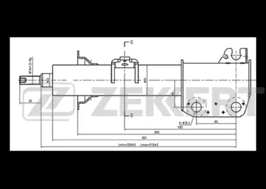 Амортизатор (ZEKKERT: SO-4143)