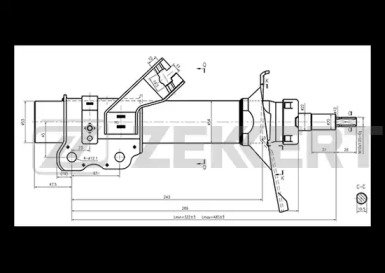 Амортизатор (ZEKKERT: SO-4175)