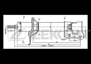 Амортизатор (ZEKKERT: SO-4210)