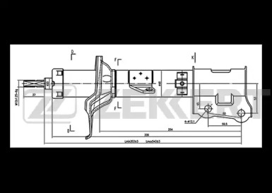 Амортизатор (ZEKKERT: SO-4211)