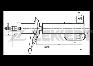 Амортизатор (ZEKKERT: SO-4251)