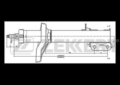 Амортизатор (ZEKKERT: SO-4252)