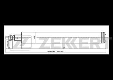 Амортизатор (ZEKKERT: SO-6027)