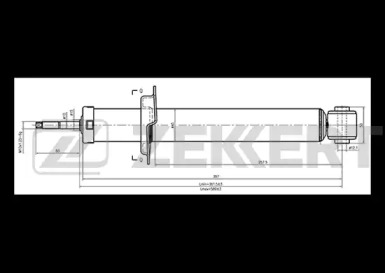 Амортизатор (ZEKKERT: SO-6171)