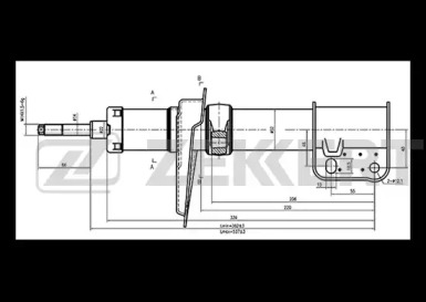 Амортизатор (ZEKKERT: SO-6175)