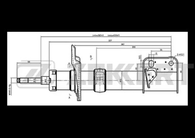 Амортизатор (ZEKKERT: SO-6178)