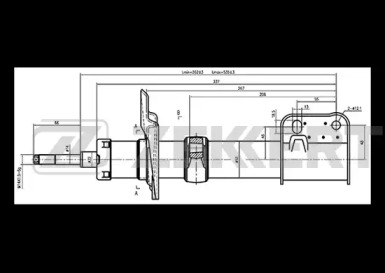 Амортизатор (ZEKKERT: SO-6179)