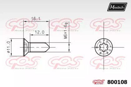 Болт (MAXTECH: 800108)