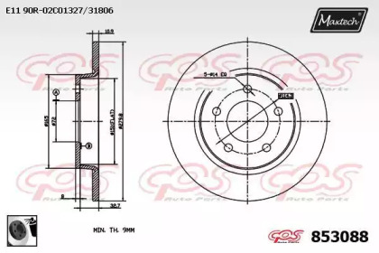 Тормозной диск (MAXTECH: 853088.0060)