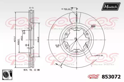 Тормозной диск (MAXTECH: 853072.0060)