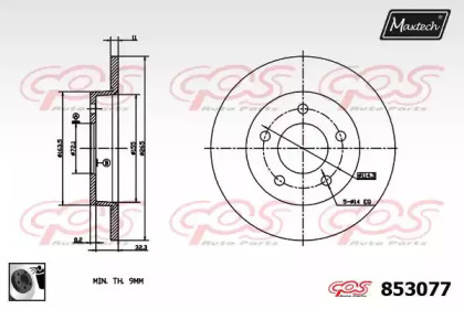 Тормозной диск (MAXTECH: 853077.0060)