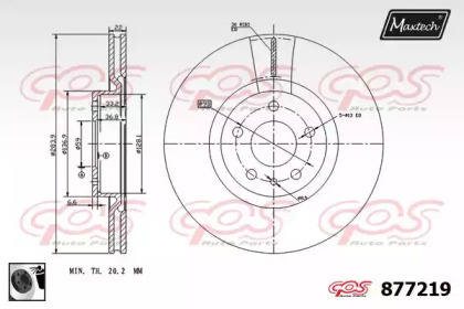 Тормозной диск (MAXTECH: 877219.0060)