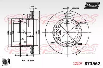 Тормозной диск (MAXTECH: 873562.0060)