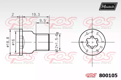 Болт (MAXTECH: 800105)