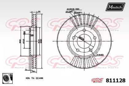 Тормозной диск (MAXTECH: 811128.0060)