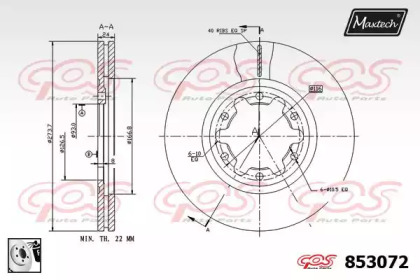 Тормозной диск (MAXTECH: 853072.0080)