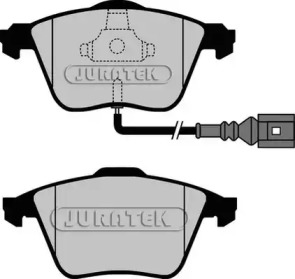 Комплект тормозных колодок (JURATEK: JCP182)