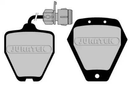 Комплект тормозных колодок (JURATEK: JCP985)