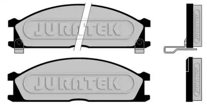 Комплект тормозных колодок (JURATEK: JCP641)