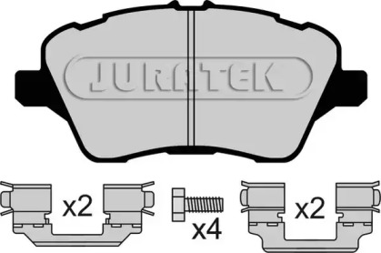 Комплект тормозных колодок (JURATEK: JCP4612)