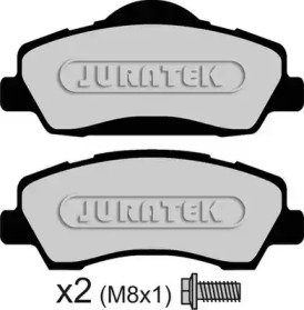 Комплект тормозных колодок (JURATEK: JCP4491)