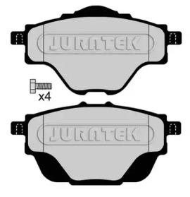 Комплект тормозных колодок (JURATEK: JCP8065)