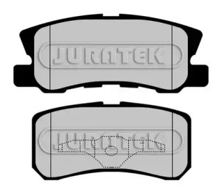 Комплект тормозных колодок (JURATEK: JCP1604)