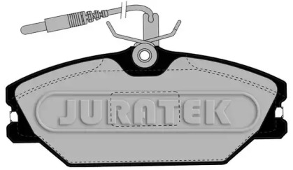 Комплект тормозных колодок (JURATEK: JCP406)